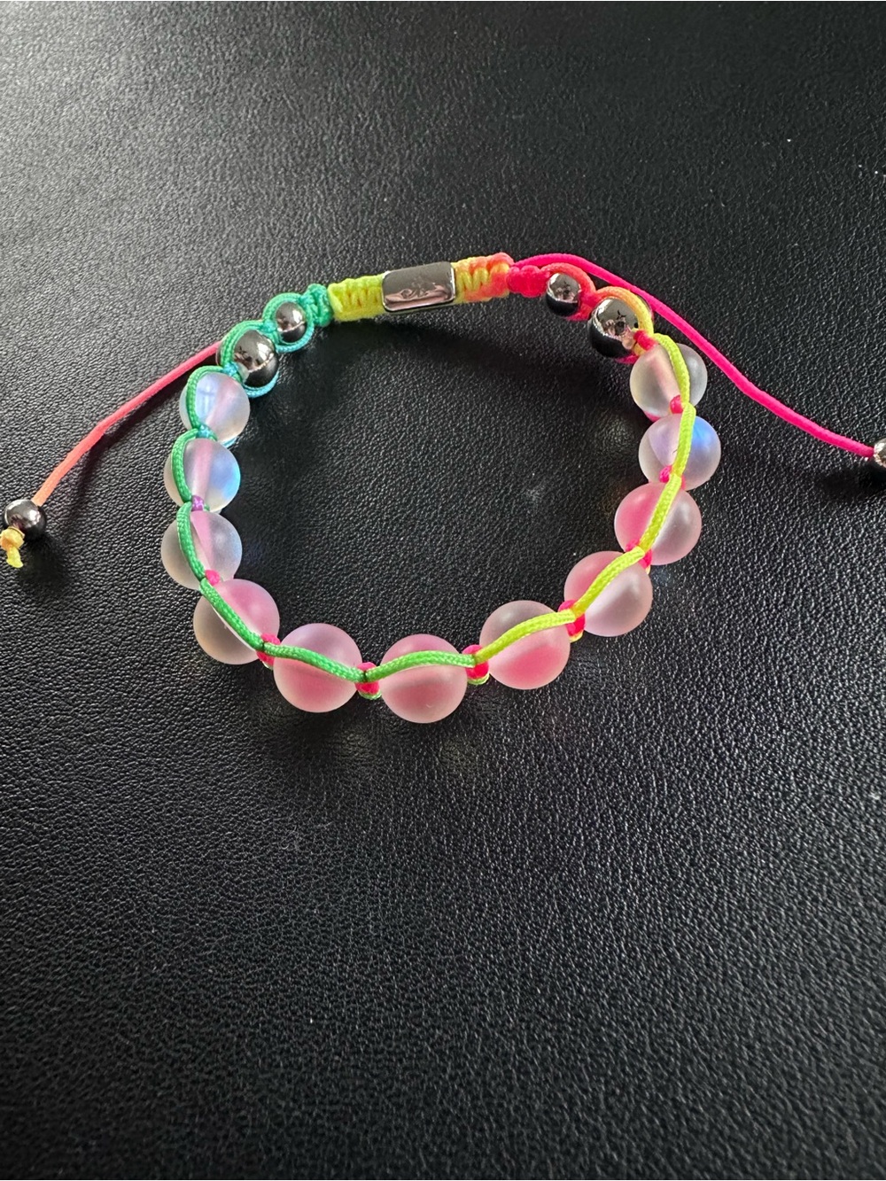 Nogu Spectrum | Rainbow White | Silver | Mermaid Glass Charmballa Bracelet